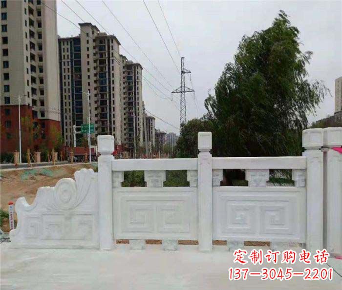 金华园林景观大理石栏板石雕 (5)
