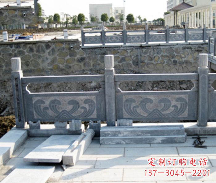 金华园林景观大理石栏板石雕 (11)