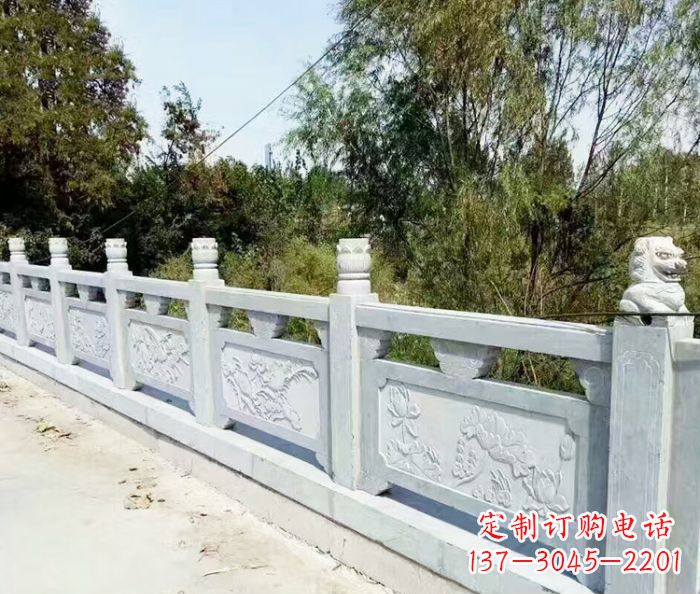 金华园林景观大理石栏板石雕_1