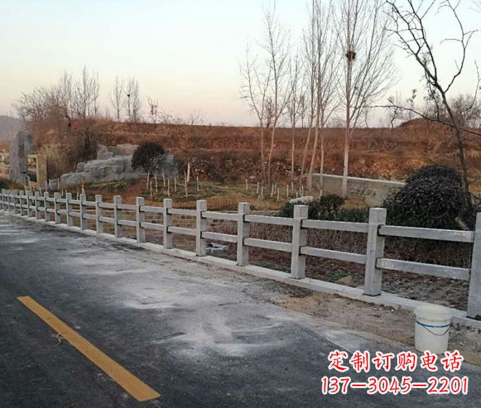 金华园林景观大理石栏杆石雕 (2)