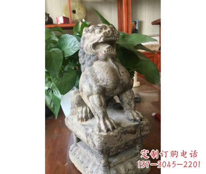 金华园林景观大理石狮子石雕