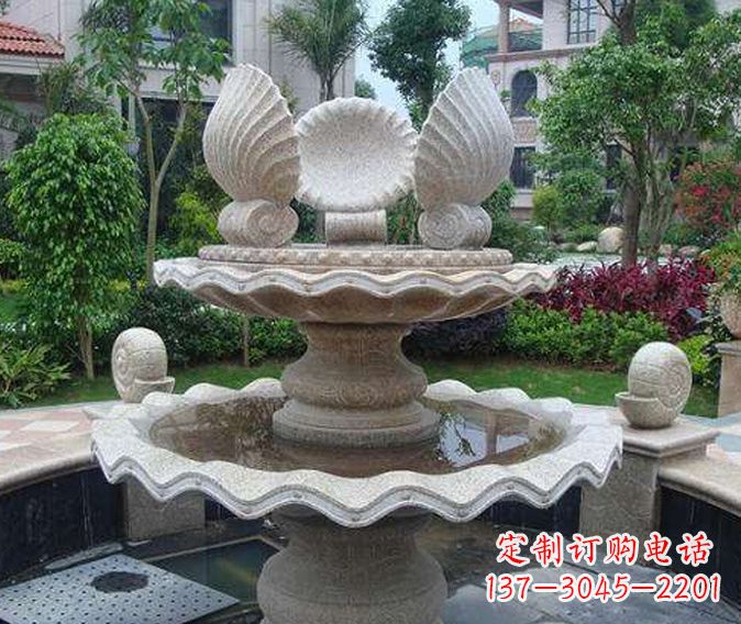 金华园林景观多层喷泉石雕