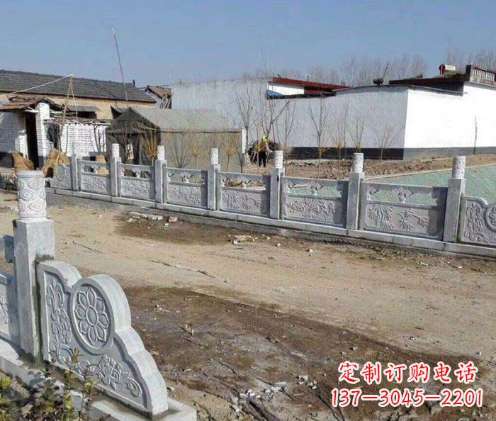金华园林景观仿古栏板石雕
