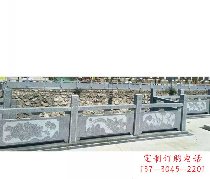 金华园林景观仿古石雕栏板 (5)