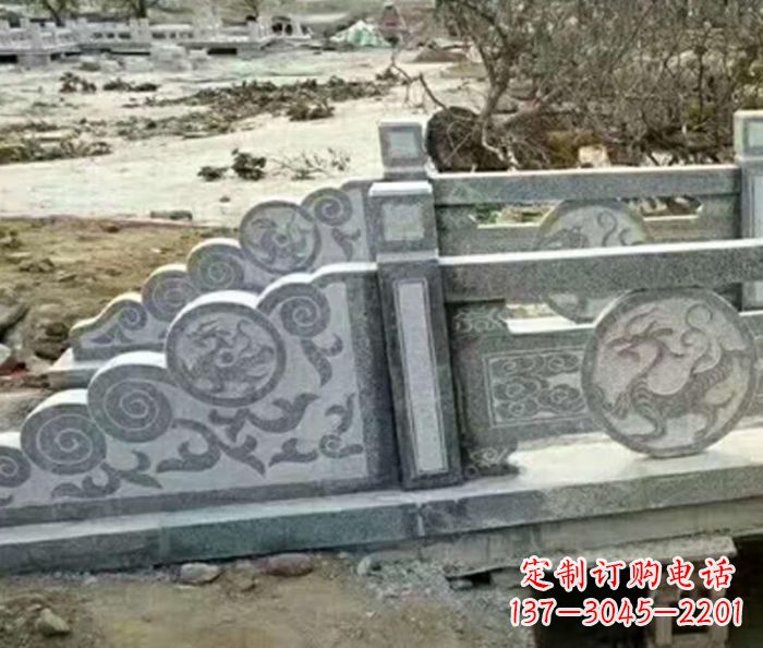 金华园林景观仿古石雕栏板 (10)