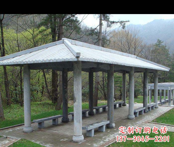 金华园林景观仿古石雕长廊