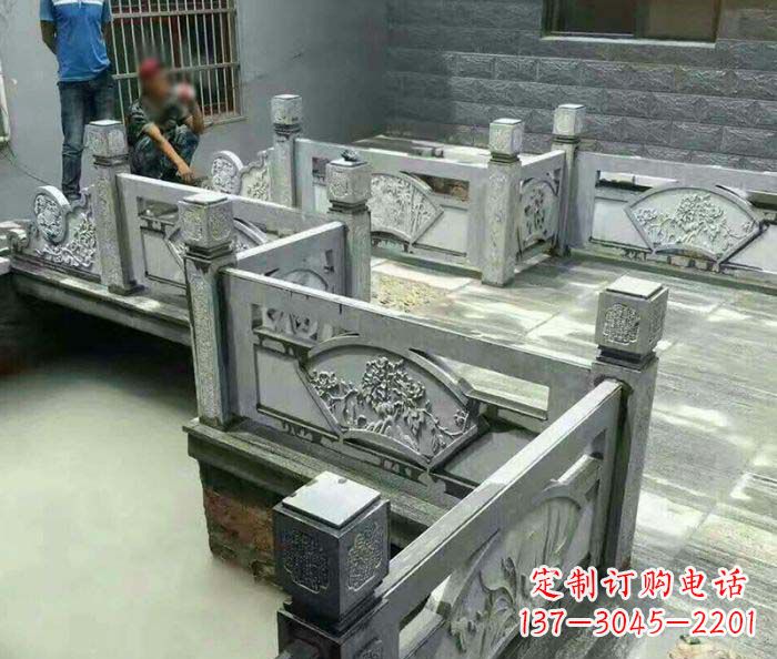 金华园林景观仿古石浮雕栏板 (4)