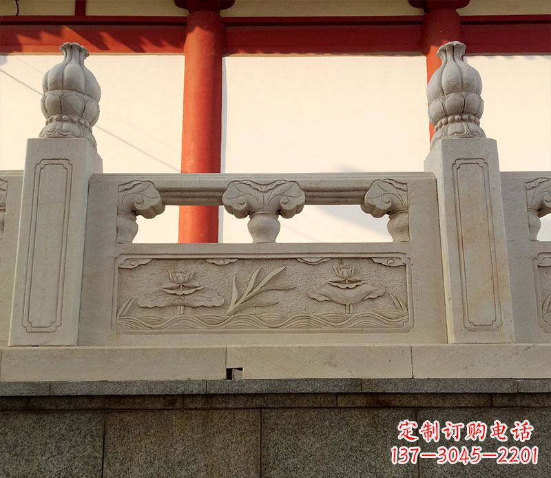 金华园林石浮雕栏板景观石雕 (2)
