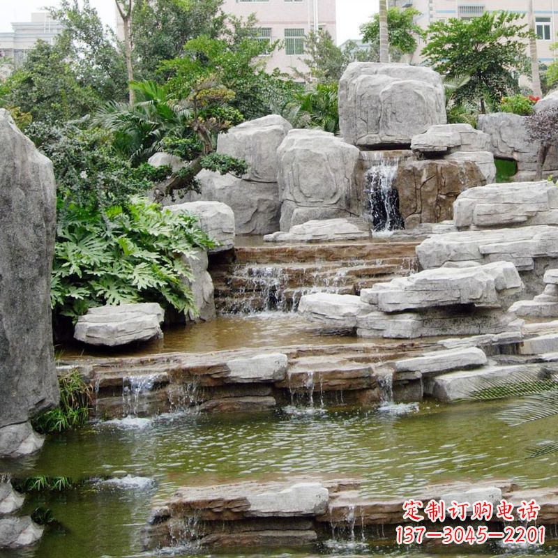金华园林石头假山流水