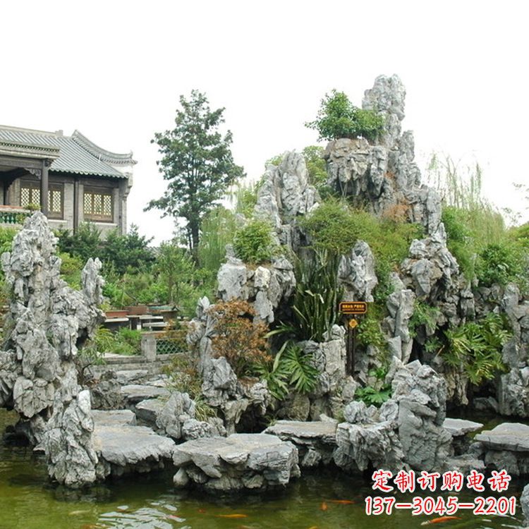 金华园林庭院奇石假山