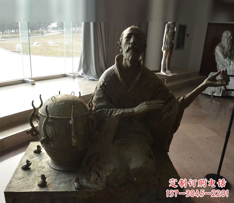 金华张衡铜雕