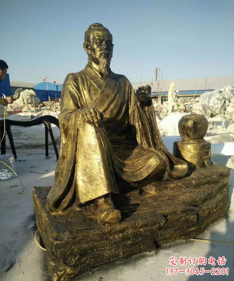金华张仲景人物铜雕