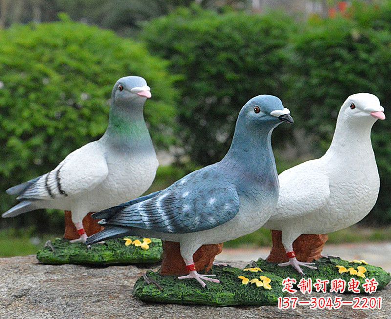 金华长春和平鸽雕塑