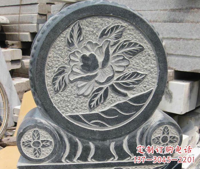 金华招财抱鼓石仿古石门墩