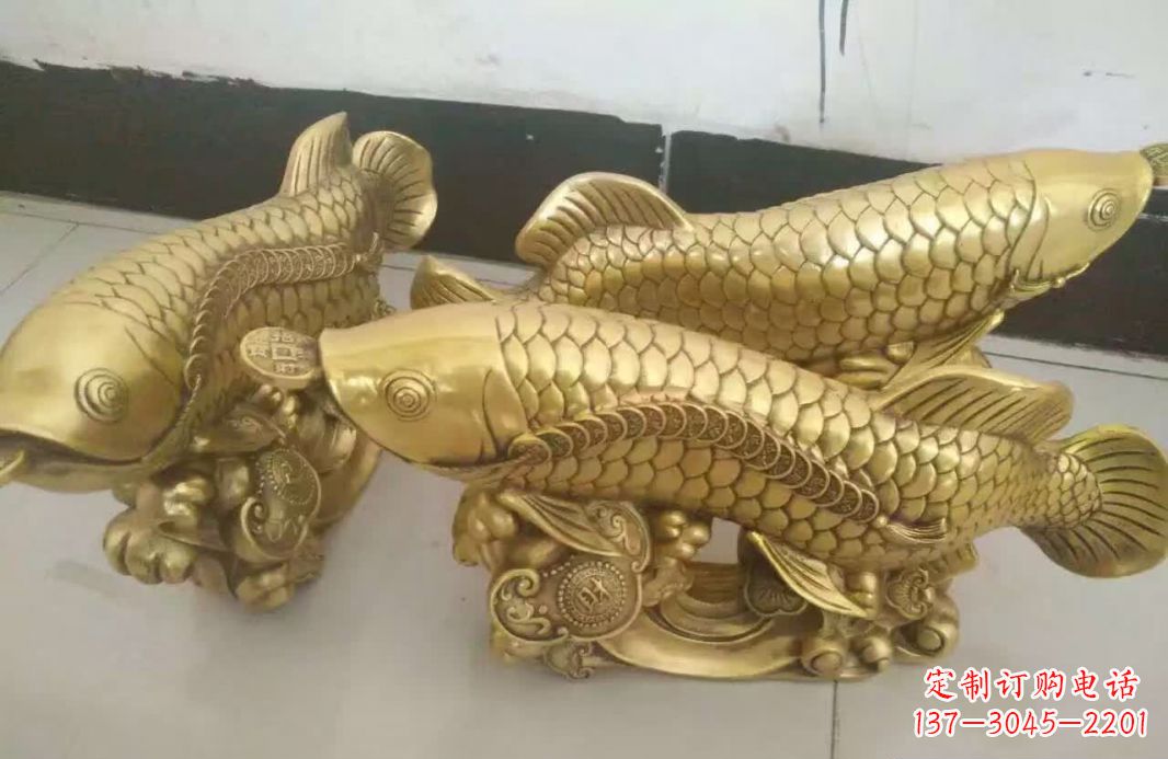 金华招财金龙鱼雕塑