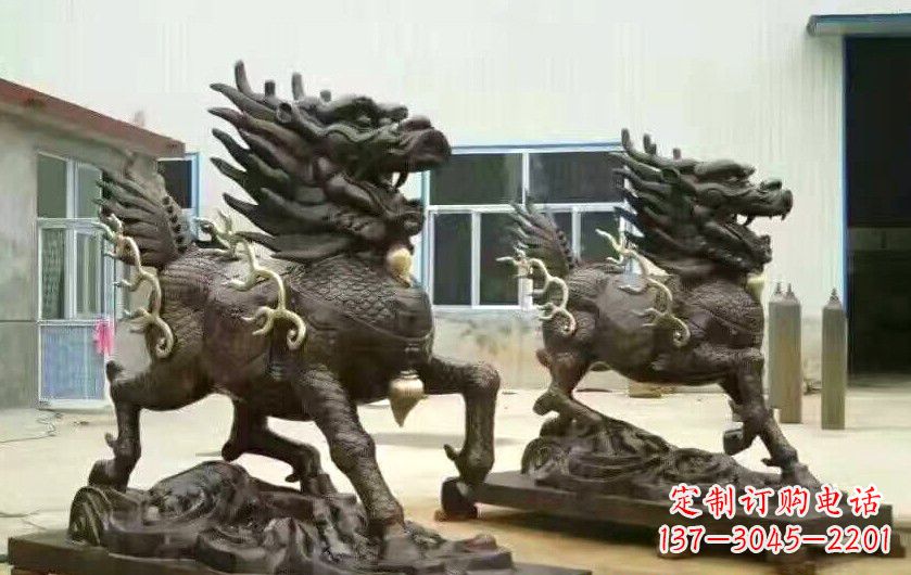 金华招财进宝铜麒麟