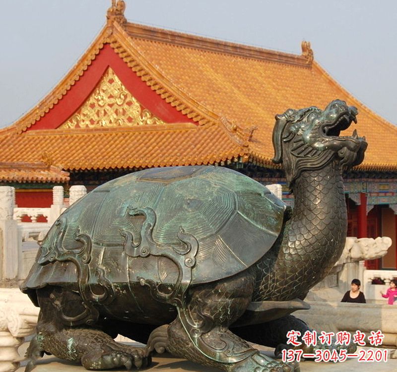 金华招财龙龟铜雕塑