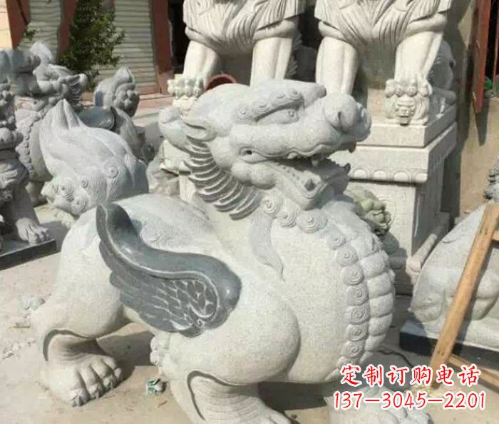 金华招财神兽仿古貔貅石雕