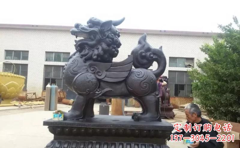 金华招财神兽貔貅铜雕