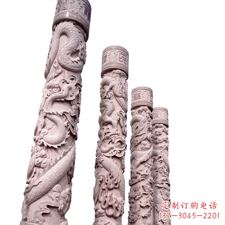 金华中国传统龙柱石雕