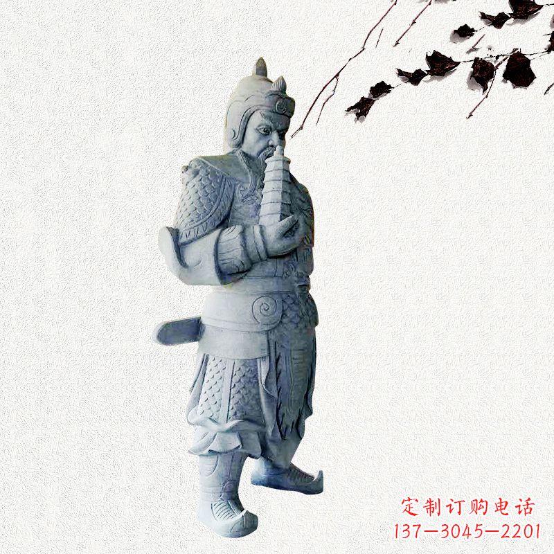 金华中国古代神话中的托塔天王石雕塑