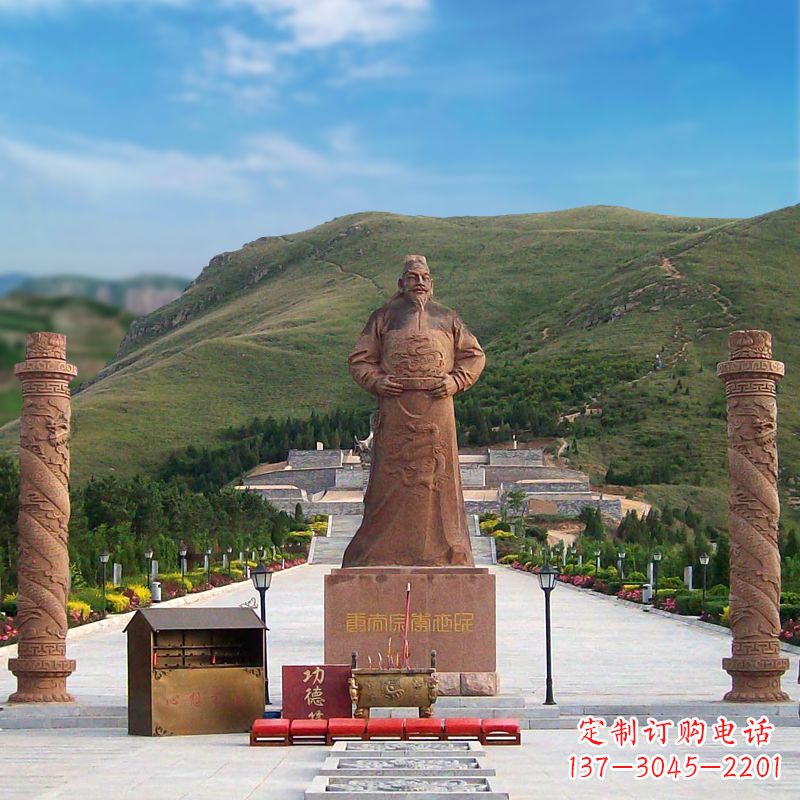 金华中国历史名人大型李世民景观雕塑