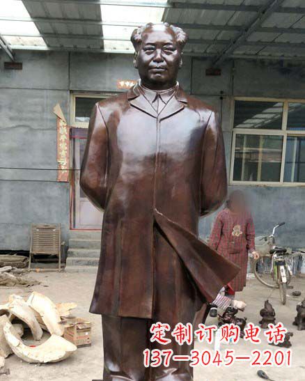 金华中国伟人毛泽东铜像