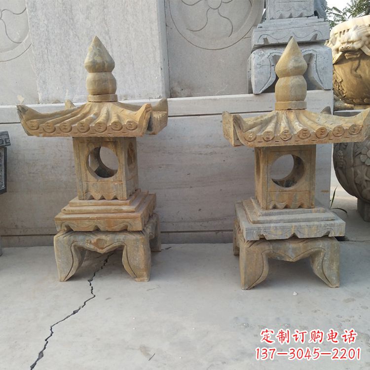 金华中式仿古低墩石灯笼