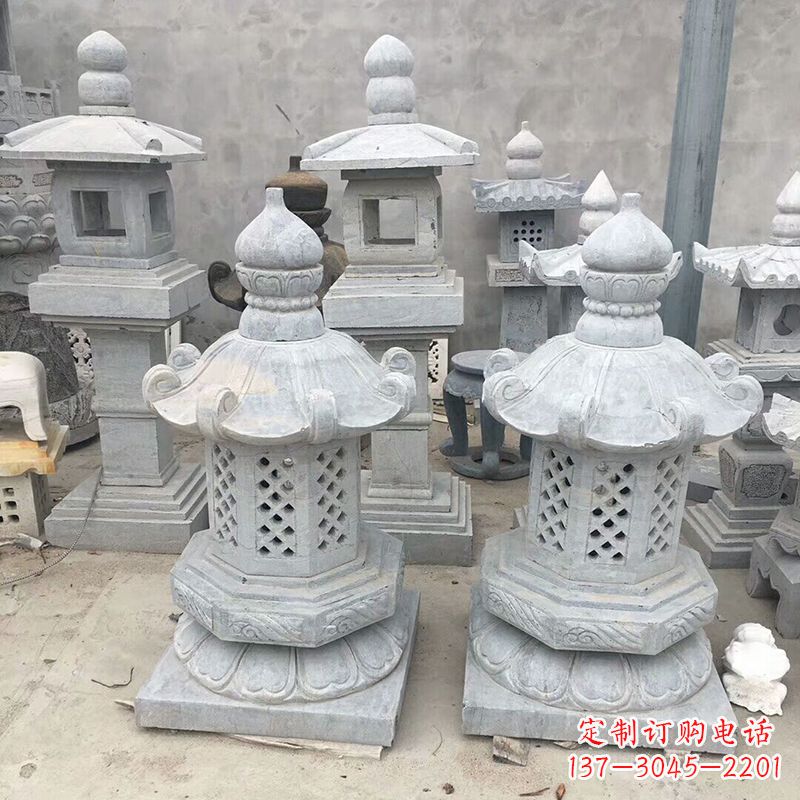 金华中式低墩石雕灯笼