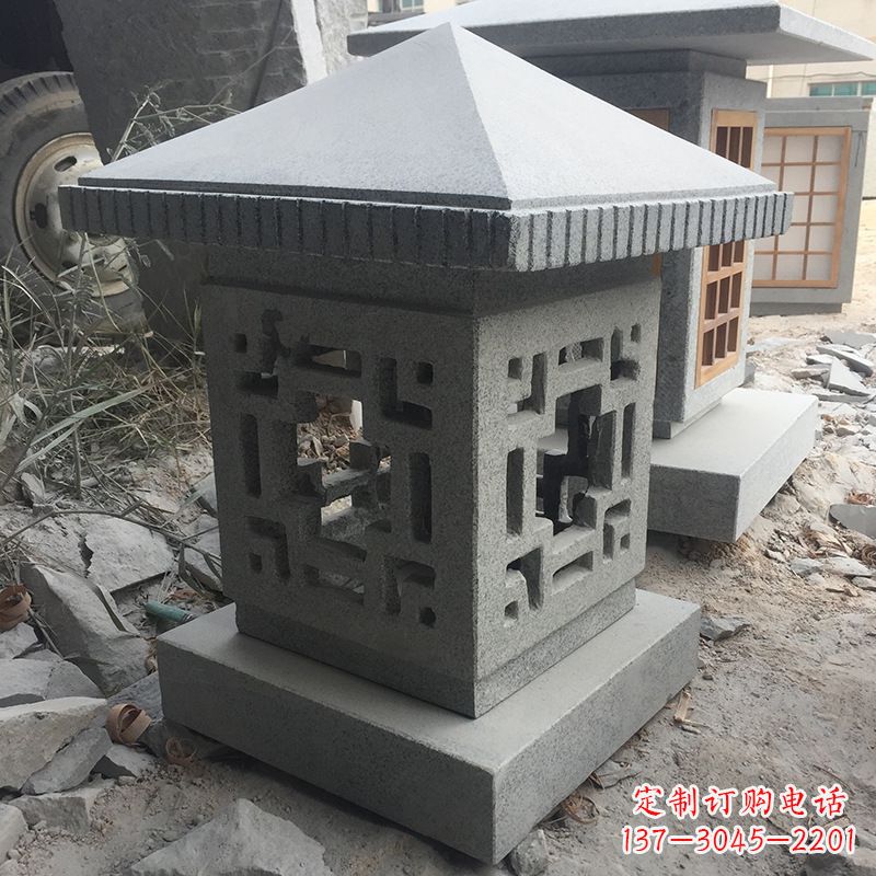 金华中式现代石灯笼