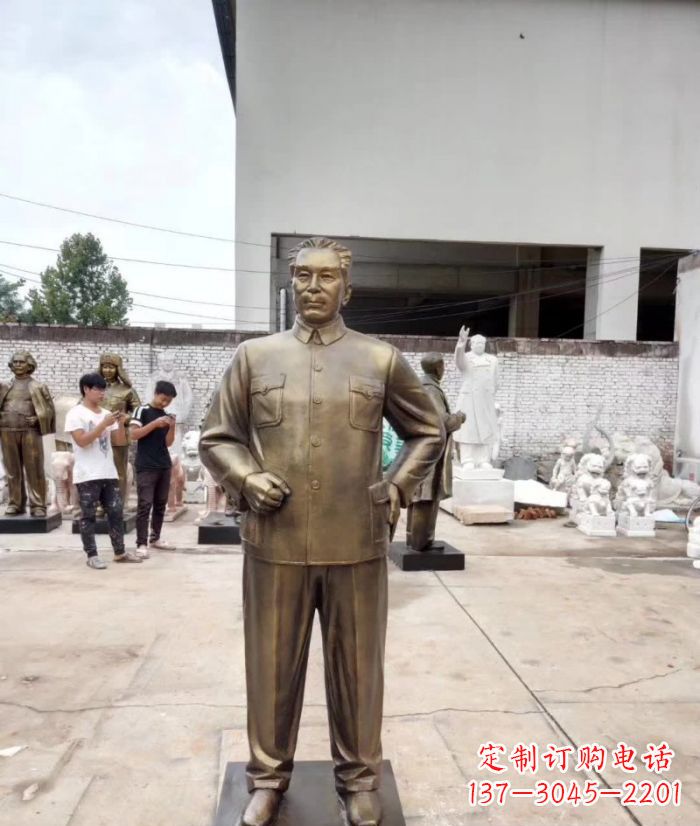 金华周恩来铜雕 (3)