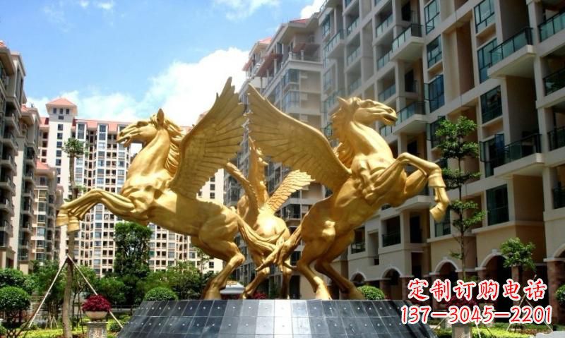 金华铸铜飞马雕塑