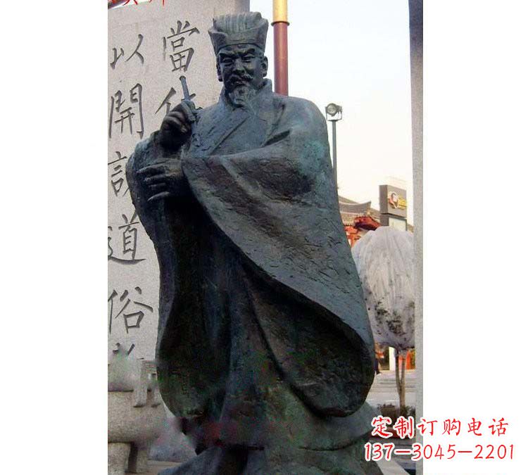 金华铸铜古代名人颜真卿