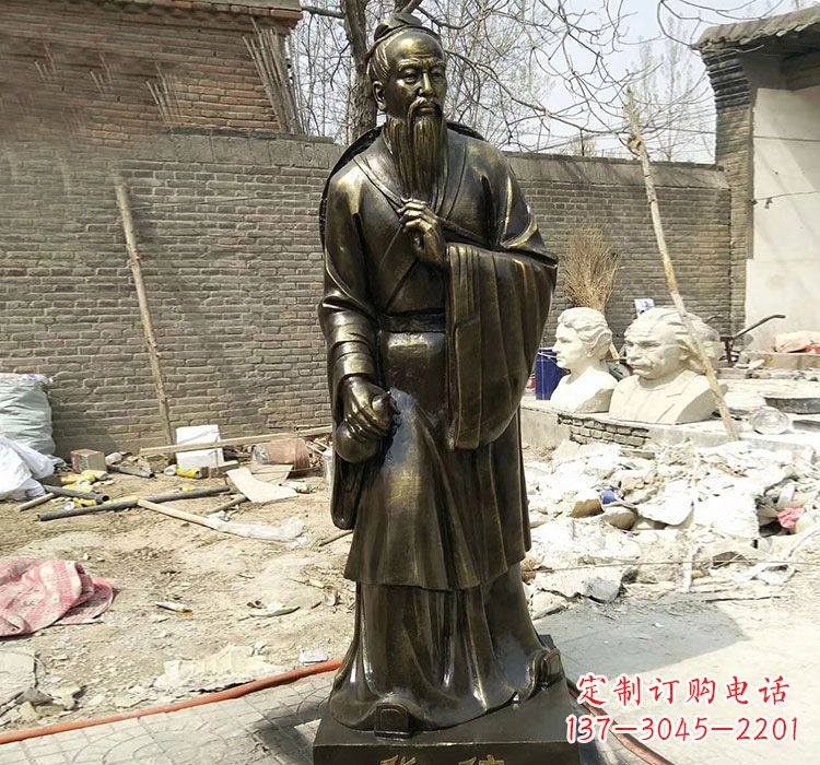 金华铸铜古代名医华佗