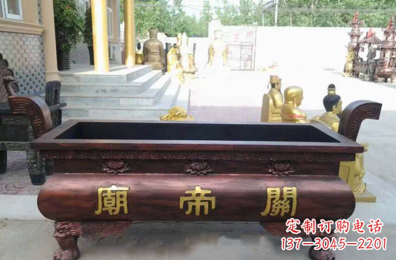 金华铸铜关帝庙香炉