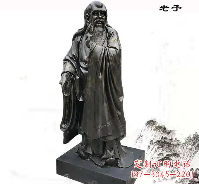 金华铸铜老子雕塑