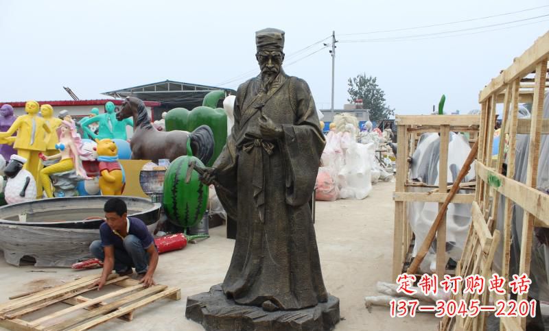 金华铸铜李时珍雕塑