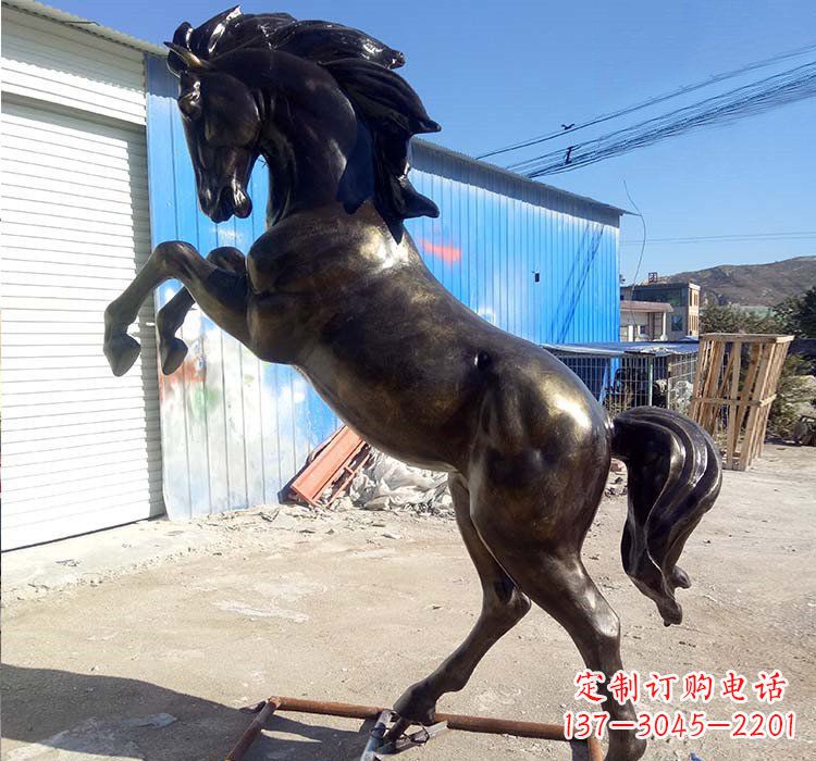 金华铸铜立马