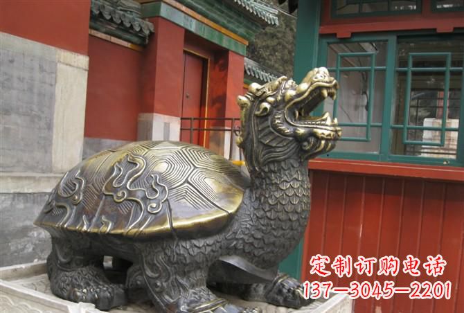 金华铸铜龙龟雕塑