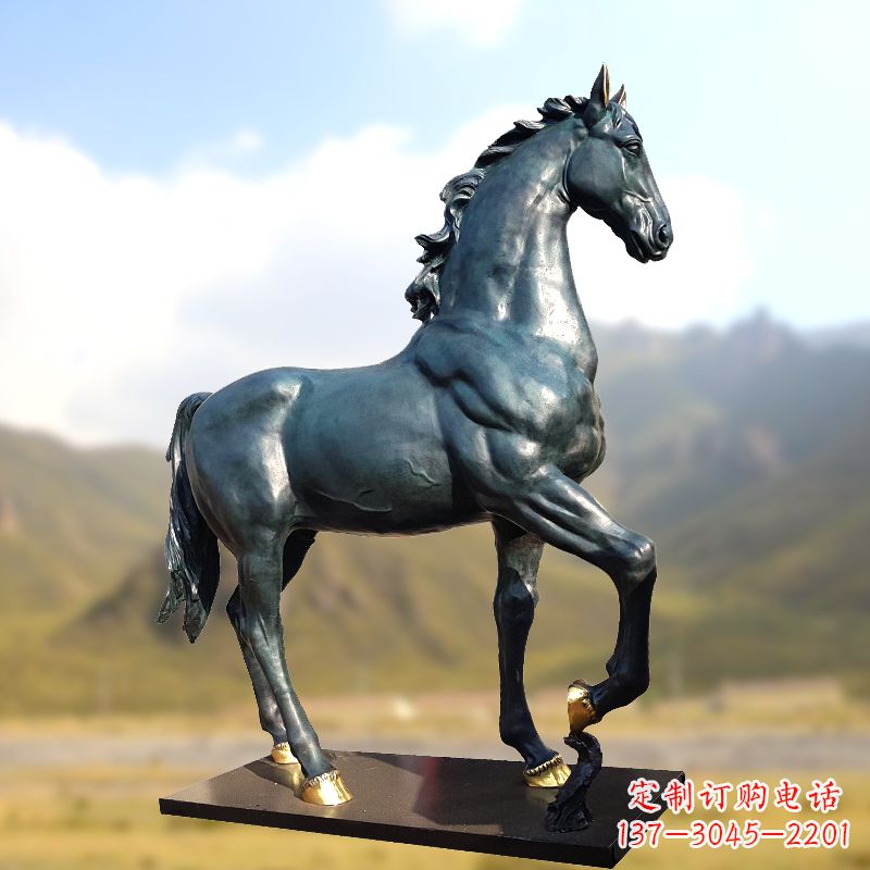 金华铸铜马铜雕塑