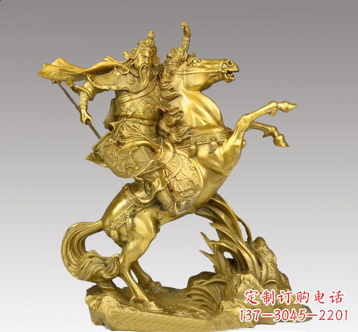 金华铸铜骑马关公