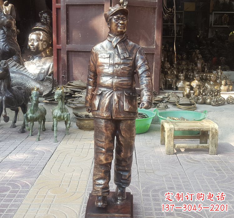 金华铸铜青年时期毛主席
