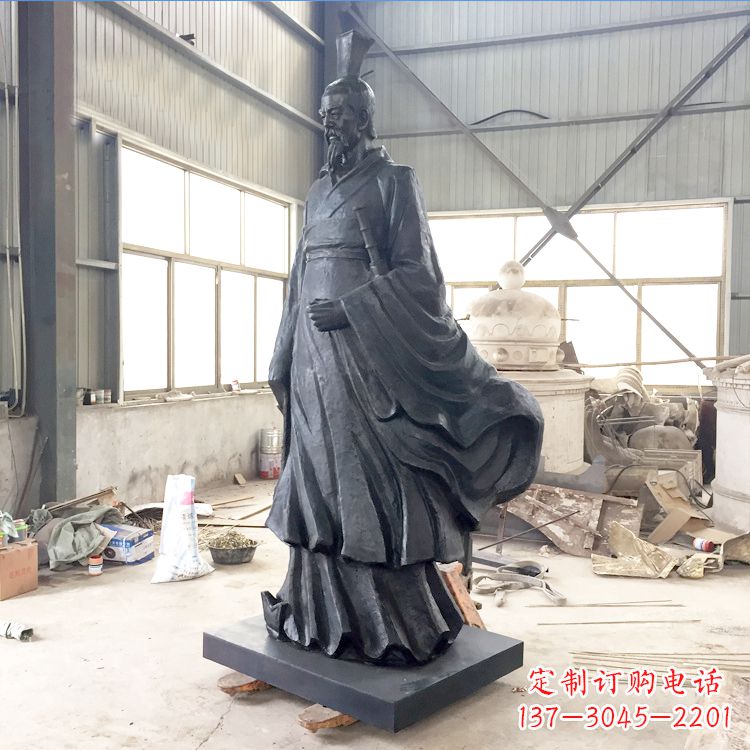 金华铸铜屈原雕塑