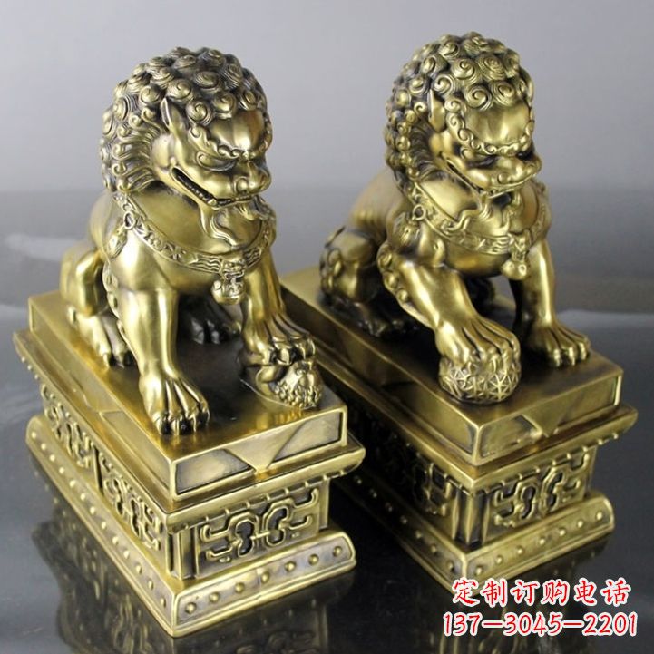 金华铸铜天安门狮子雕塑