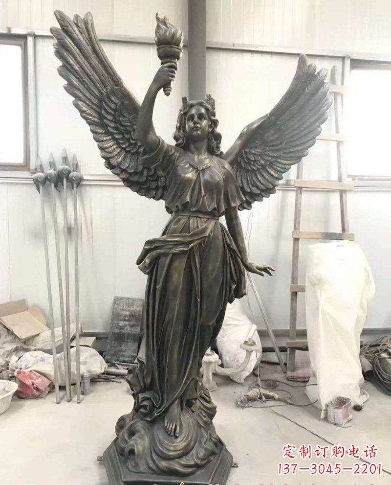 金华自由女神像铜雕