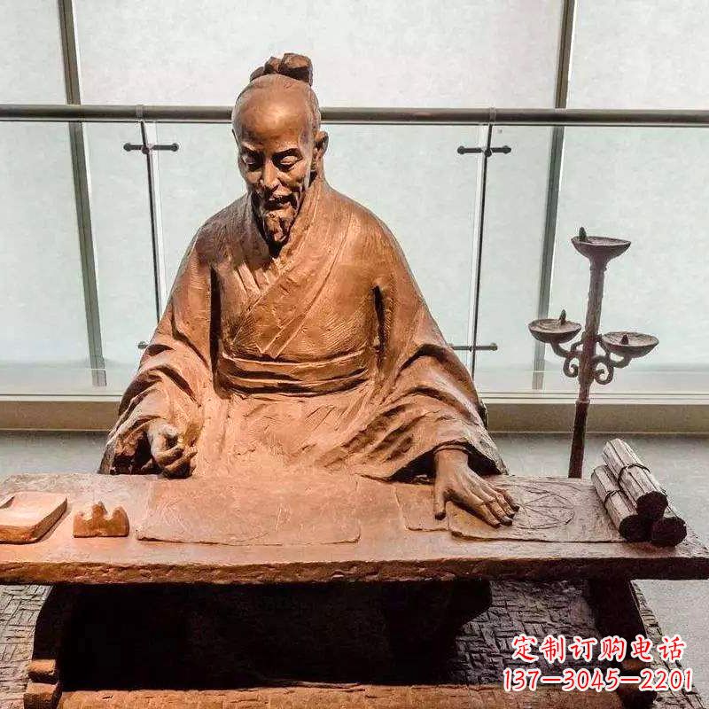 金华祖冲之圆周率情景小品雕塑-中国古代数学家著名历史人物
