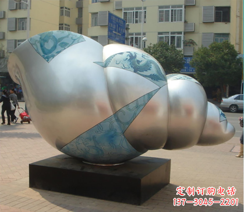 金华海螺雕塑不锈钢