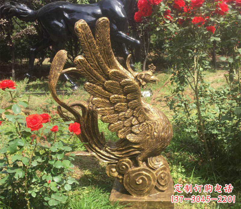 金华金凤凰铜雕