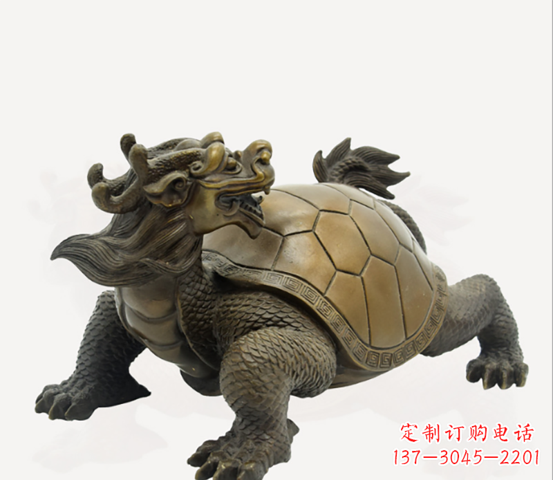 金华招财龙龟铜雕