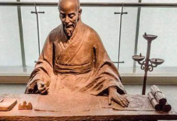金华祖冲之圆周率情景小品雕塑-中国古代数学家著名历史人物